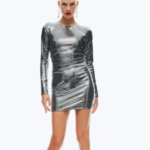 H&M Sequined Bodycon Dress - Size M